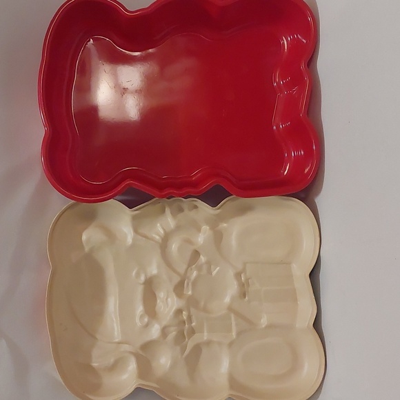 Ullman Cole Vintage Christmas Cookie Treat Container Large Teddy Bear VGC - Picture 9 of 9